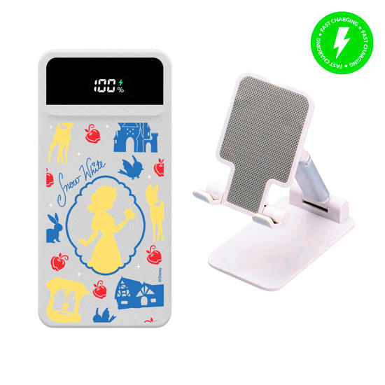 Carregador Portátil Turbo 10000mah - Princesas - Branca de Neve Moldura