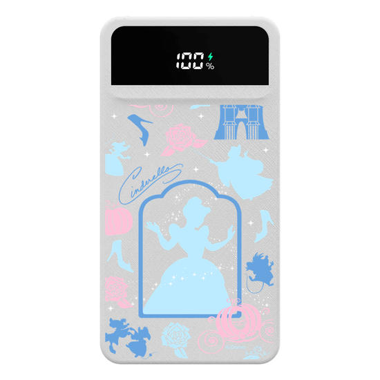 Carregador Portátil Turbo 10000mah - Princesas - Cinderela Moldura