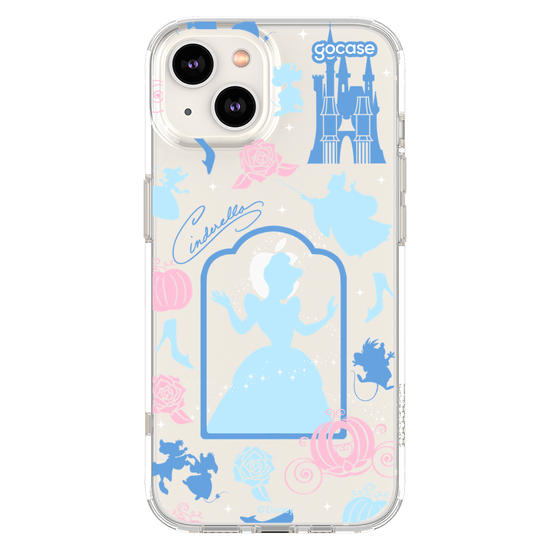 Capinha para celular  Princesas - Cinderela Moldura