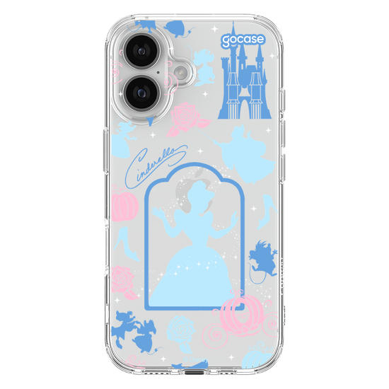 Capinha para celular  Princesas - Cinderela Moldura