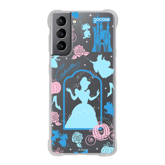 Capinha para celular  Princesas - Cinderela Moldura