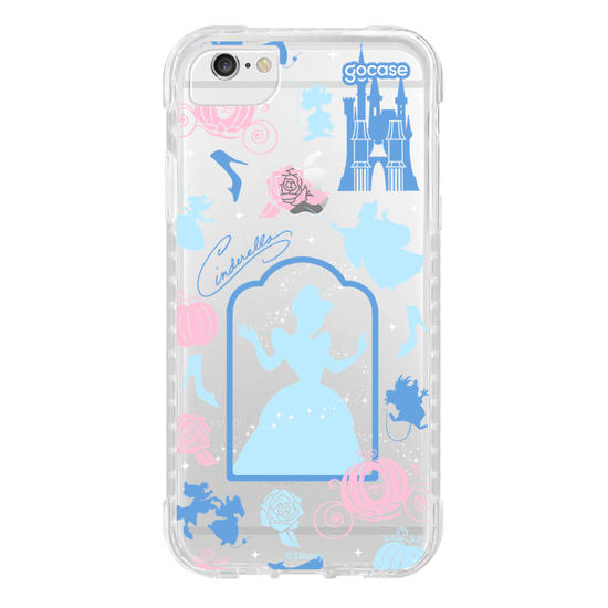 Capinha para celular  Princesas - Cinderela Moldura