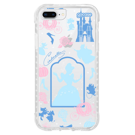 Capinha para celular  Princesas - Cinderela Moldura