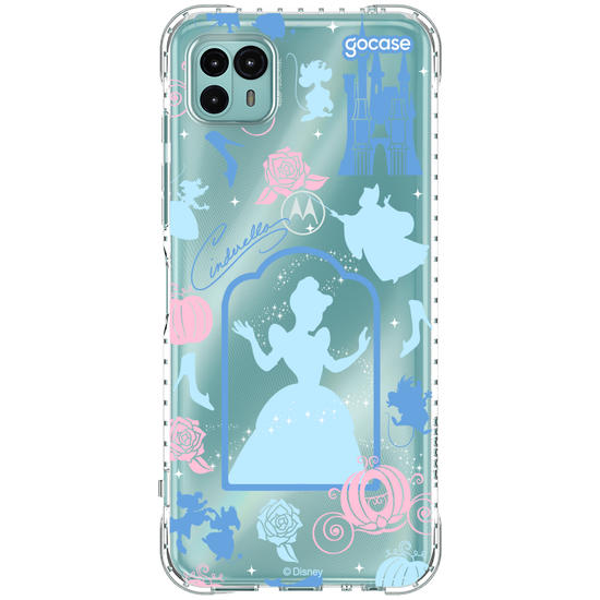 Capinha para celular  Princesas - Cinderela Moldura