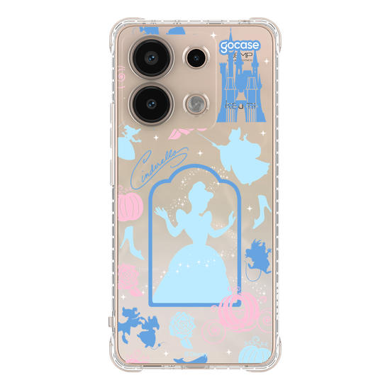 Capinha para celular  Princesas - Cinderela Moldura