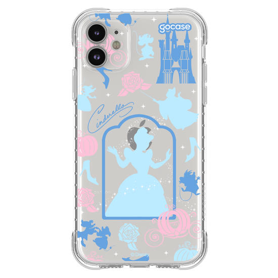 Capinha para celular  Princesas - Cinderela Moldura