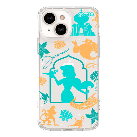 Capinha para celular Princesas - Jasmine Moldura