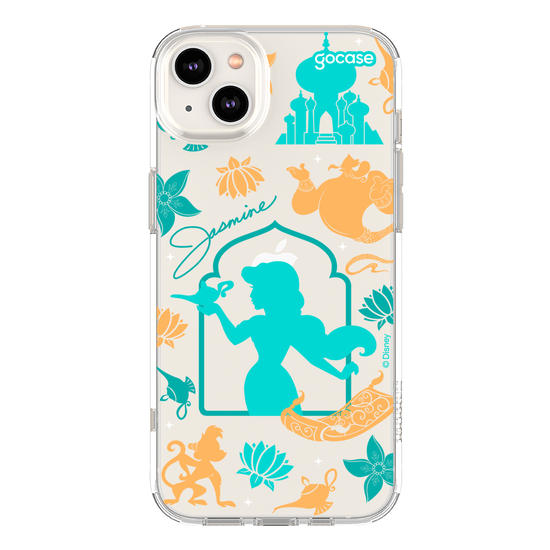 Capinha para celular  Princesas - Jasmine Moldura
