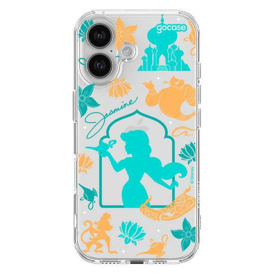 Capinha para celular  Princesas - Jasmine Moldura