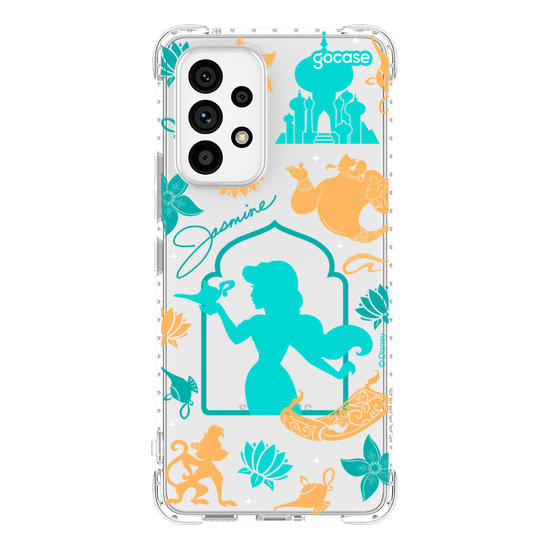 Capinha para celular  Princesas - Jasmine Moldura