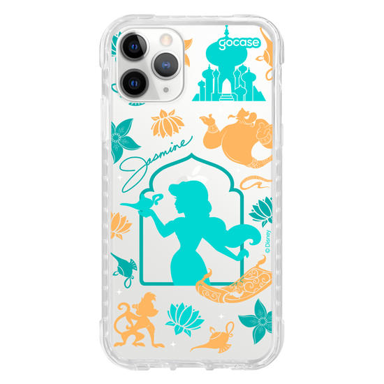 Capinha para celular  Princesas - Jasmine Moldura