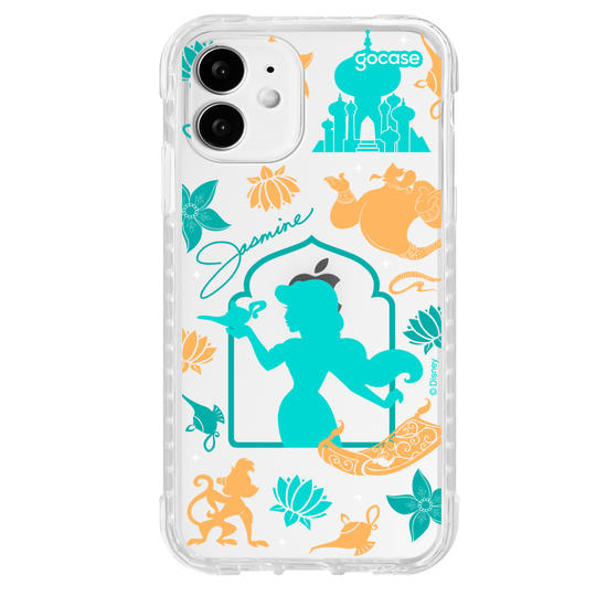 Capinha para celular  Princesas - Jasmine Moldura