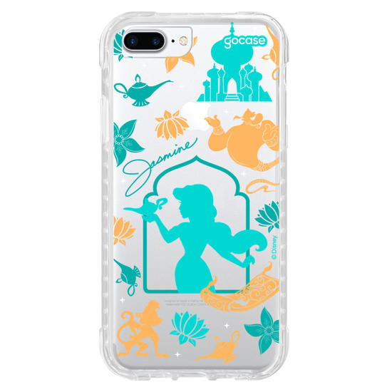 Capinha para celular  Princesas - Jasmine Moldura