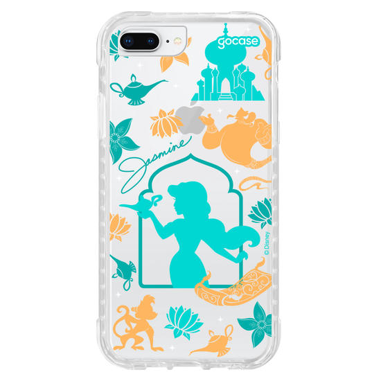 Capinha para celular  Princesas - Jasmine Moldura
