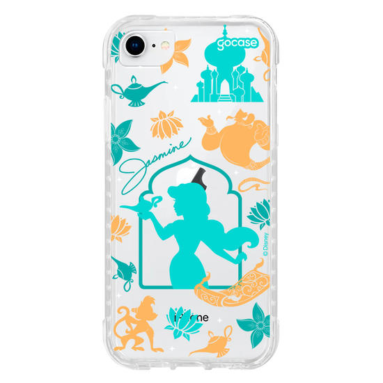 Capinha para celular  Princesas - Jasmine Moldura