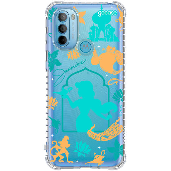 Capinha para celular  Princesas - Jasmine Moldura