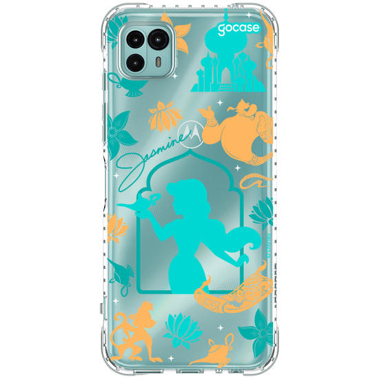 Capinha para celular  Princesas - Jasmine Moldura