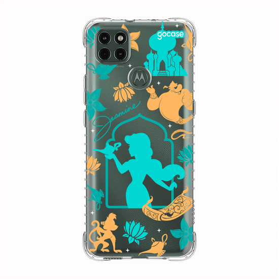 Capinha para celular  Princesas - Jasmine Moldura