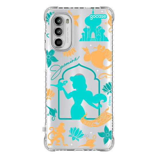 Capinha para celular  Princesas - Jasmine Moldura