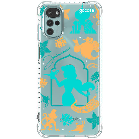 Capinha para celular  Princesas - Jasmine Moldura
