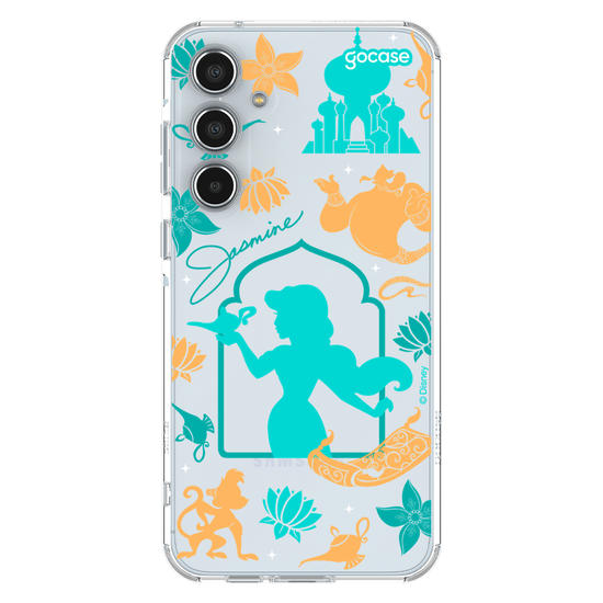 Capinha para celular  Princesas - Jasmine Moldura