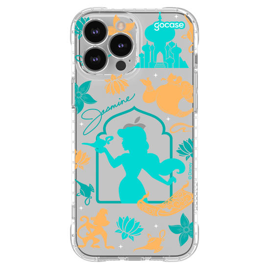 Capinha para celular  Princesas - Jasmine Moldura