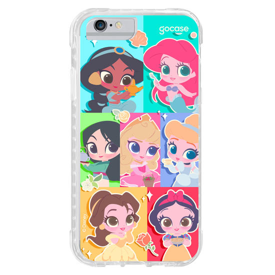 Capinha para celular  Princesas - Quadrinhos com Princesas Cute