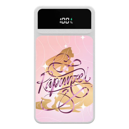 Carregador Portátil Turbo 10000mah - Rapunzel Silhueta e Fita