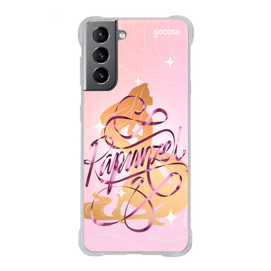 Capinha para celular  Rapunzel Silhueta e Fita