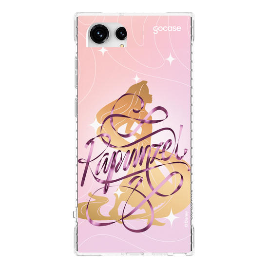 Capinha para celular  Rapunzel Silhueta e Fita