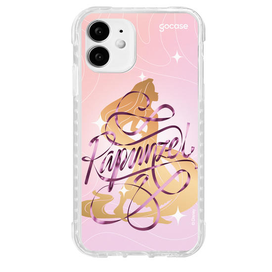 Capinha para celular  Rapunzel Silhueta e Fita