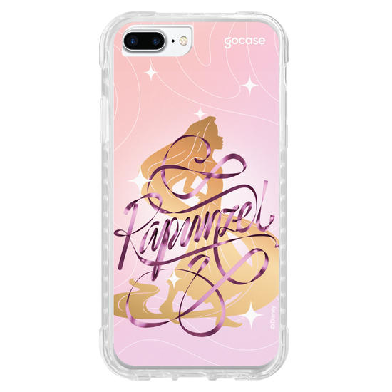 Capinha para celular  Rapunzel Silhueta e Fita