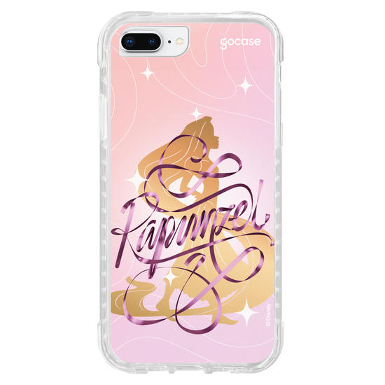 Capinha para celular  Rapunzel Silhueta e Fita