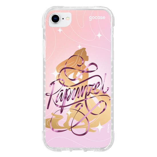 Capinha para celular  Rapunzel Silhueta e Fita