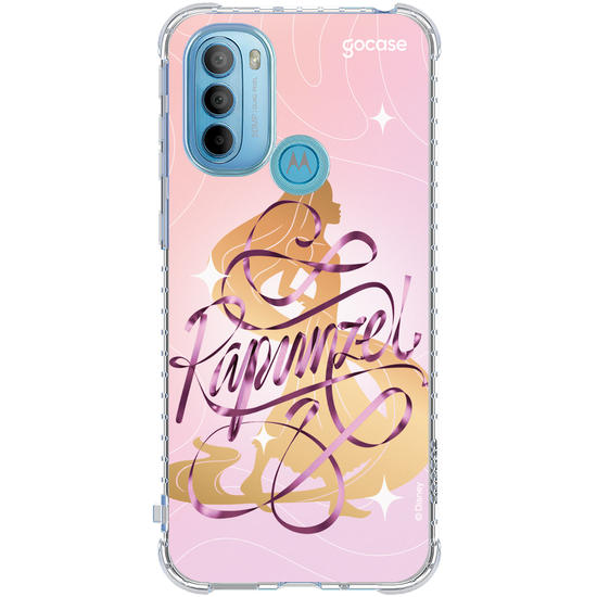 Capinha para celular  Rapunzel Silhueta e Fita