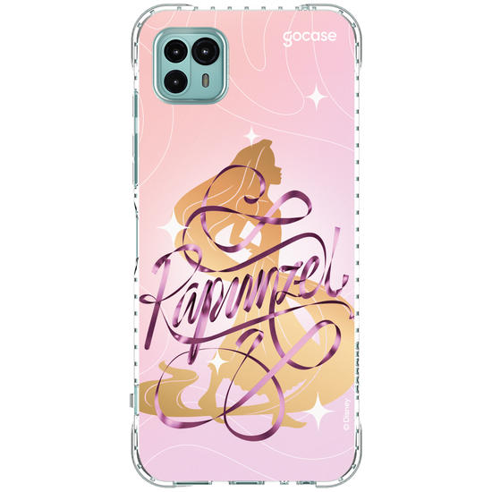 Capinha para celular  Rapunzel Silhueta e Fita