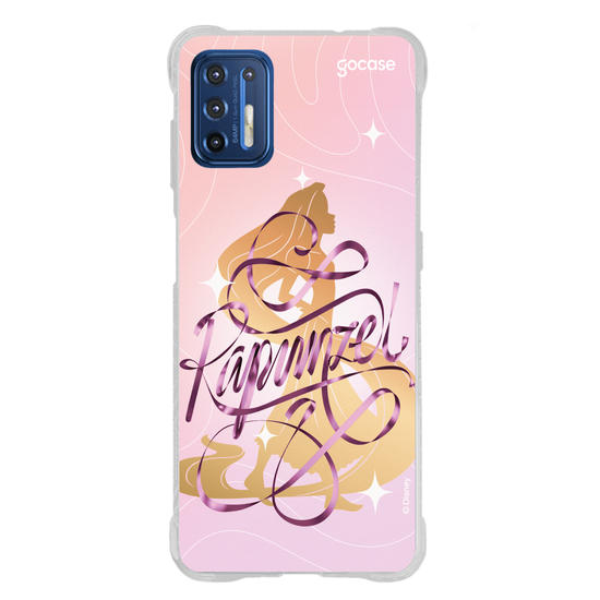 Capinha para celular  Rapunzel Silhueta e Fita
