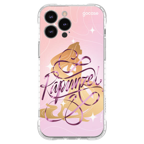 Capinha para celular  Rapunzel Silhueta e Fita