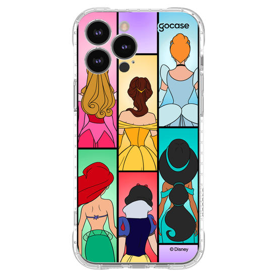 Capinha para celular Princesas - Pose de Costas
