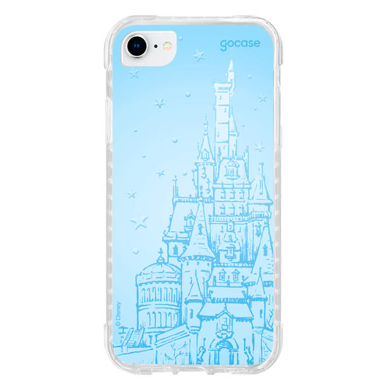Capinha para celular  Princesas - Castelo Azul