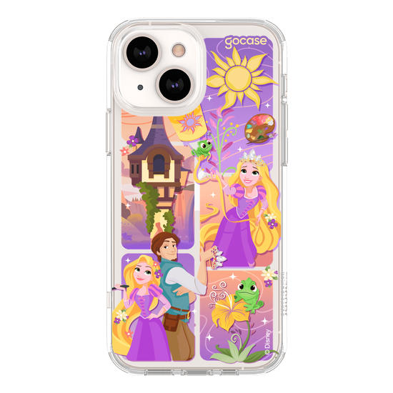 Capinha para celular Enrolados - Quadros Degradê