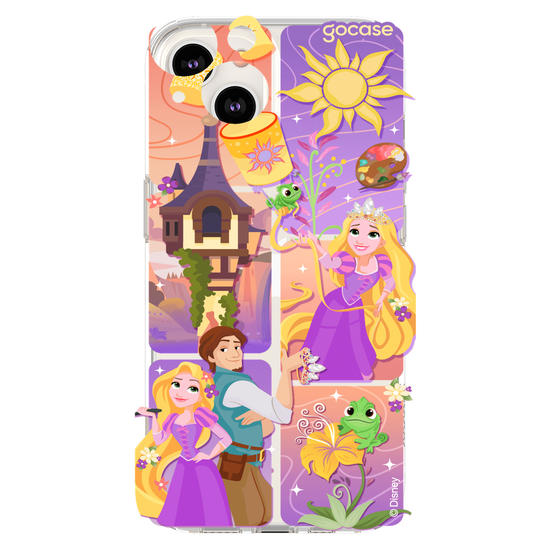 Capinha para celular  Enrolados - Quadros Degradê