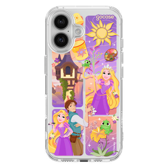 Capinha para celular  Enrolados - Quadros Degradê