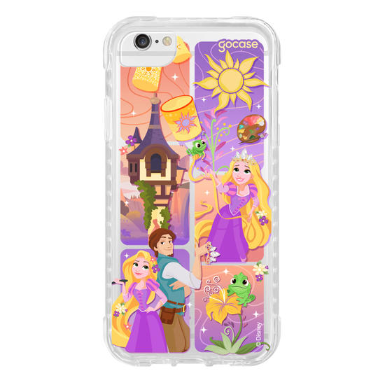 Capinha para celular  Enrolados - Quadros Degradê