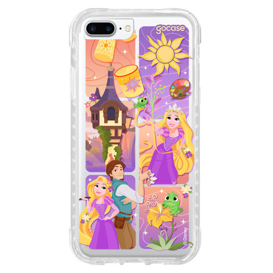 Capinha para celular  Enrolados - Quadros Degradê