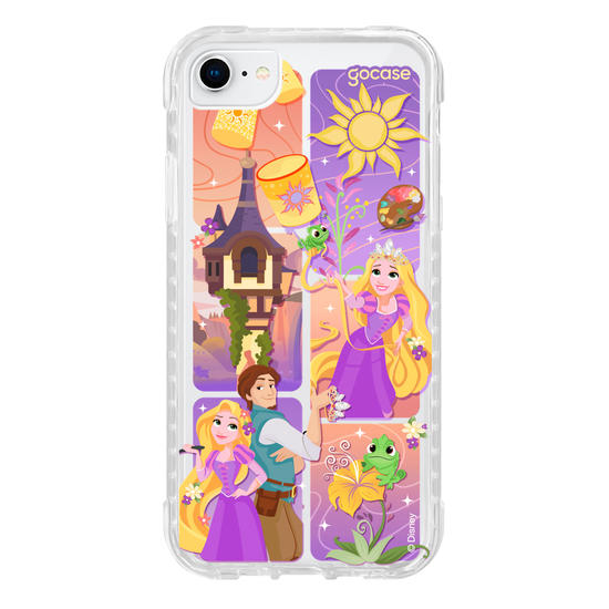 Capinha para celular  Enrolados - Quadros Degradê