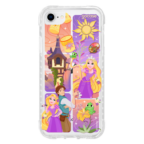Capinha para celular  Enrolados - Quadros Degradê