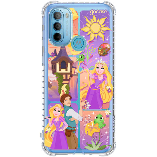 Capinha para celular  Enrolados - Quadros Degradê