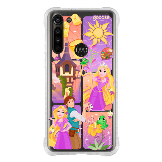 Capinha para celular  Enrolados - Quadros Degradê Capinha para celular  Enrolados - Quadros Degradê