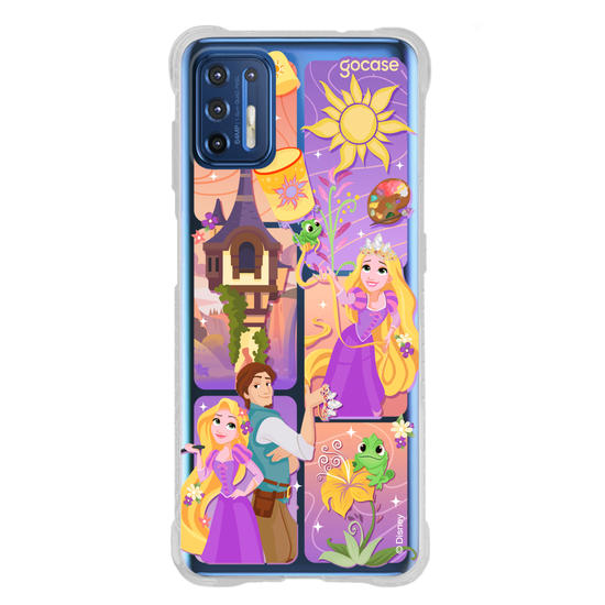 Capinha para celular  Enrolados - Quadros Degradê